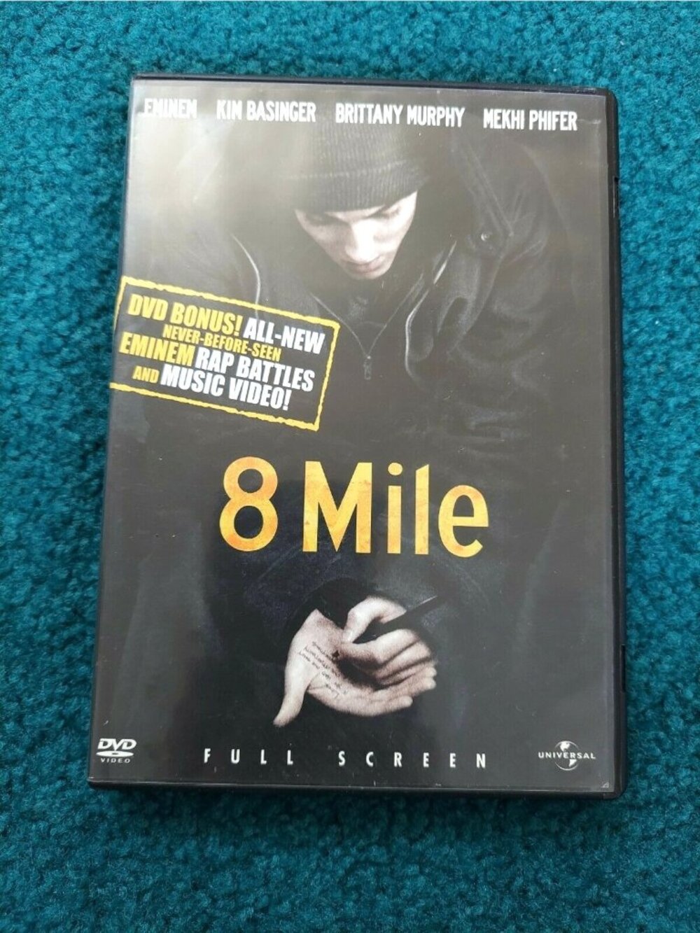 8 Mile DVD (Fullscreen Edition) Drama Eminem, Kim Basinger, Brittany Murphy